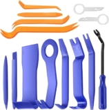 flintronic Auto Trim Removal Tool, 14PCS Car Trim Removal Tools Kit | Car Radio Door Audio Panel Trim Removal Set, Car Plastic Pry Tool for Dashboard, Fastener Rivet, Interior Trim, Molding