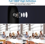 UCOCARE Spy Camera, Body 1080P FHD Small PIR Motion Detection, Video & Audio Recording, Widely Applied for Office, Law Enforcement, Meeting, Bike, Hiking (32G SD Card is Included), Black