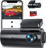 GKU 4K Dash Cam Front and Rear, 5GHz WiFi Dashcam with 64GB SD Card