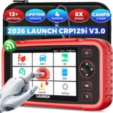LAUNCH OBD2 Scanner Diagnostic Tool CRP129i V3.0, 4+System Vehicle Diagnostic Tool ENG/ABS/SRS/AT for Vehicles, 12+Reset ABS/TPMS/Oil/EPB/SAS/BMS/AF/Injector/Throttle Valve etc Reset