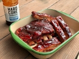 Classic St Louis ribs with Saucesome BBQ Sauce – Hardcore Carnivore