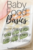 Baby Food Basics- Beginners Guide to Feeding your Baby