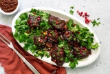 Balsamic Pomegranate Barbecue Beef Ribs Recipe