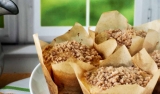 Banana Apple Coffee Cake Muffins