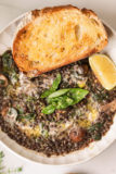 Creamy Black Lentils (Vegan, One-Pot Dinner)