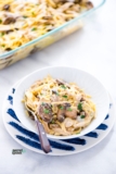 Gluten Free Chicken Tetrazzini with Rotisserie Chicken