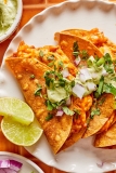 Crispy Buffalo Chicken Tacos (Baked in 30 Minutes)