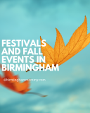 Birmingham Area Fall Festivals and Happenings: Fall 2026