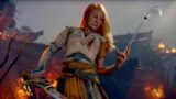 Watch God Of War Laufey Star Smash The Last Of Us Golf Club Prop On Her First Day