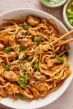 Honey Garlic Chicken Noodles