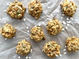Muesli Carrot Breakfast Cookies (vegan, option)