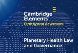 New book by Eric Ip on Planetary Health Law and Governance (Cambridge University Press)
