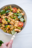 Italian Gluten Free Pasta Salad with Marinated Tomatoes