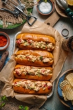 Maine Lobster Rolls Packed with Lobster in Split-Top Buns 🦞