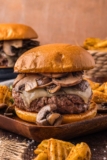 Mushroom and Swiss Burger – Girl Carnivore