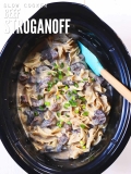 Slow Cooker Beef Stroganoff | 45g of Protein Per Serving!
