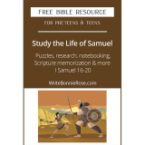 FREE Studying the Life of David, Part 1 – Christian Children’s Authors