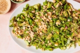 Sugar Snap Pea Salad with Ginger Sesame Dressing
