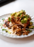 Roasted Sweet Potato Stacks with Chipotle Sauce Recipe