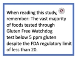 New Gluten Threshold Study from Australia