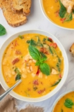 Creamy Tuscan White Bean Soup with Chicken