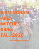 Birmingham Area Witches Rides – Fall 2026