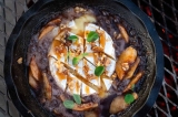 Skillet Apple Brie Dip Recipe with Walnuts and Caramel