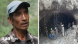 Nepal: Tunnel rescuers hunt for survivors with rafts and drone