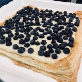 Rustic Blueberry Lemon Tart | A Grateful Girl