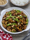 Cashew Chicken Stir-fry with Snow Peas
