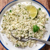 Cilantro Lime Cauliflower Rice: Low-Carb Side Dish