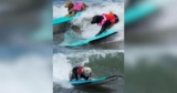 Dogs Ride the Waves at the World Dog Surfing Championships