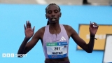 Agnes Ngetich breaks women-only half-marathon record