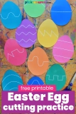 Easter Cutting Practice – Free Printable