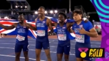 Great Britain storm to 4x100m relay gold