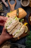 Grilled Chicken Caesar Sandwich with Anchovy Butter