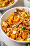 Harissa Roasted Vegetable Lentil Salad