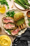 Show-Stopping Herb-Crusted Rack of Lamb with Dijon, Garlic & Fresh Herbs