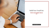 How to Build an Email List From a Tiny Blog