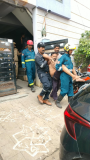 HYDRAA Rescues Moosapet Man Trapped Between Lift and Wall for 1.5 Hours
