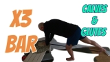 Back workout with resistance bands | X3 Bar day 55