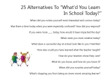 Alternatives To ‘How Was School?” – TeachThought