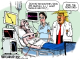 Cartoon: Hide the monitors