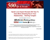 500 Lovemaking Tips & Sex Secrets