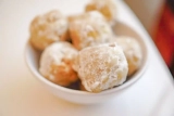 Gluten-Free Cranberry Pistachio Snowball Cookies