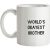 World’s okayest brother mug.