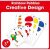 Rainbow Pebbles Creative Design Activity Cards