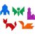 Translucent Sensory Tangram