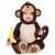 Costume for Babies Monkey 12-18 Months (3 Pieces)