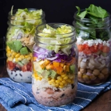 Healthy Salad in a Jar Recipe